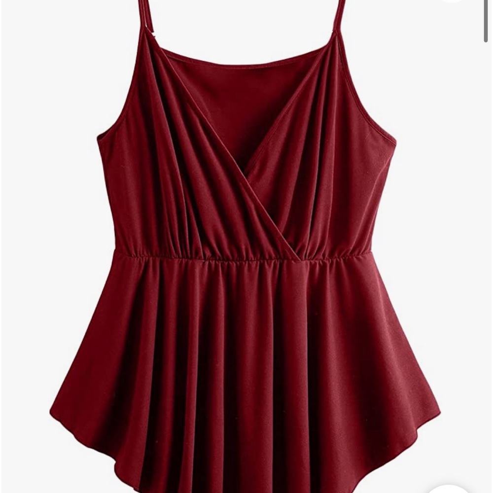 ❤ v neck blouse w/flattering hem